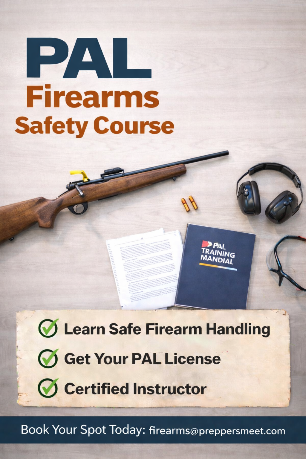 Firearms Training poster