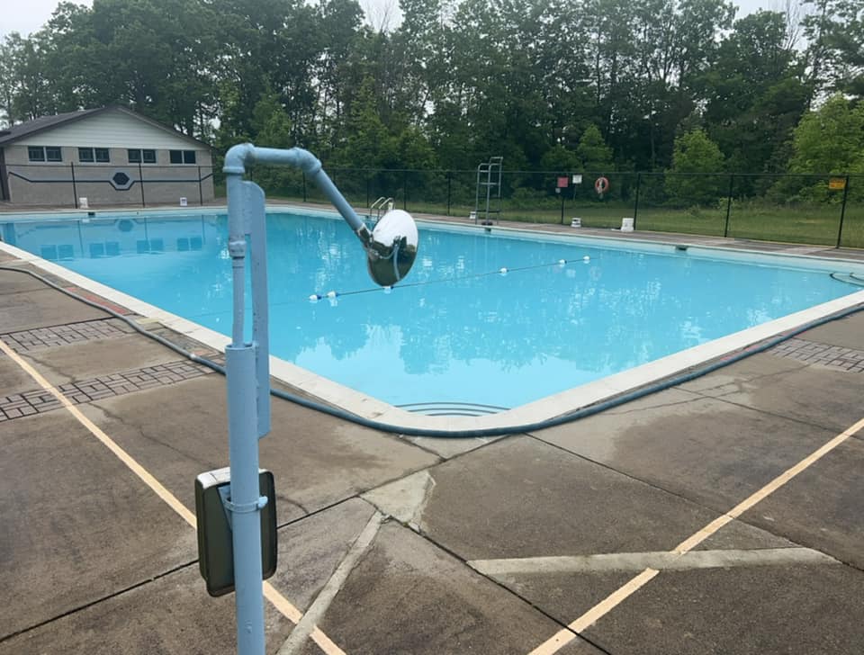 Olympic-sized pool at the venue
