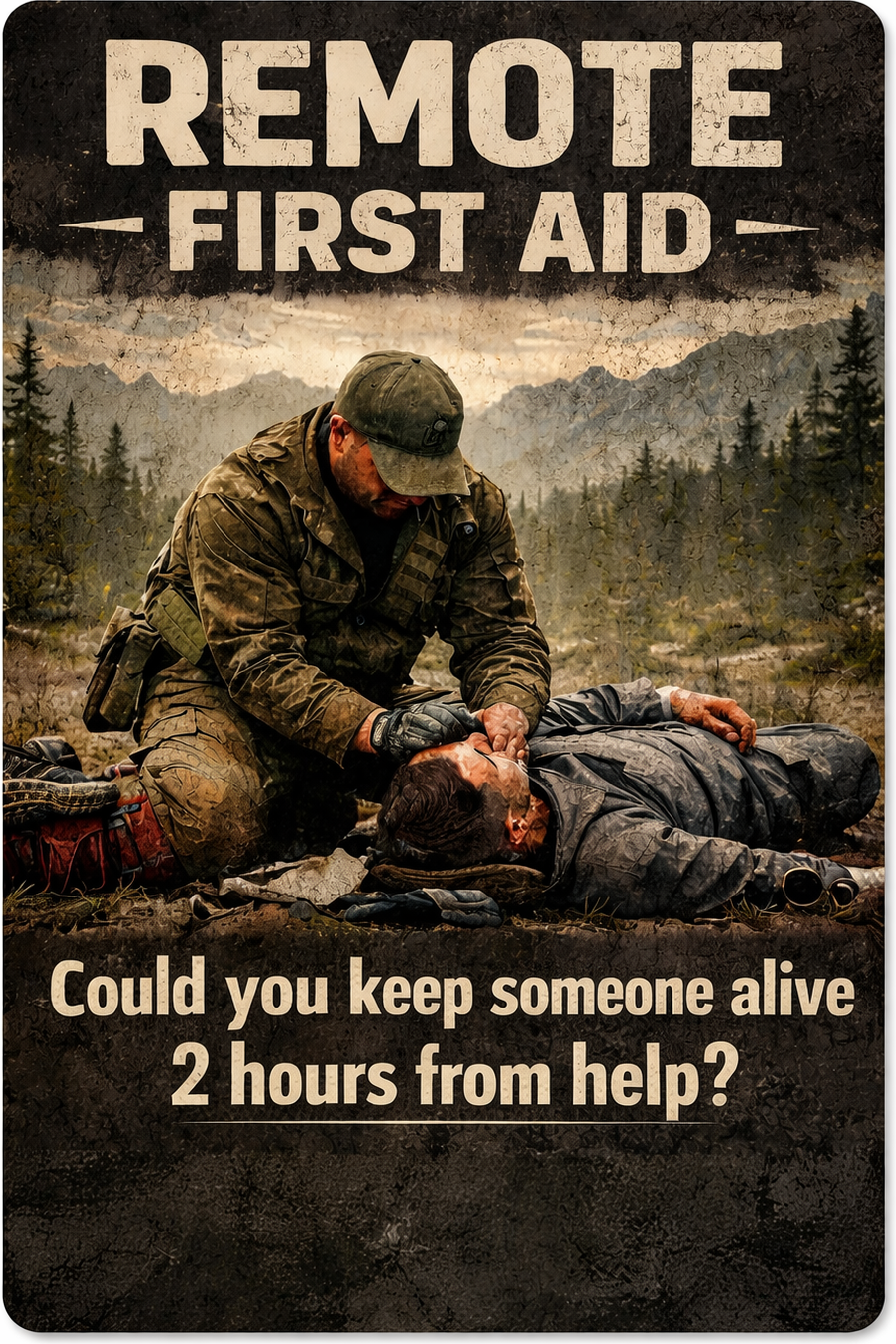Remote First Aid poster